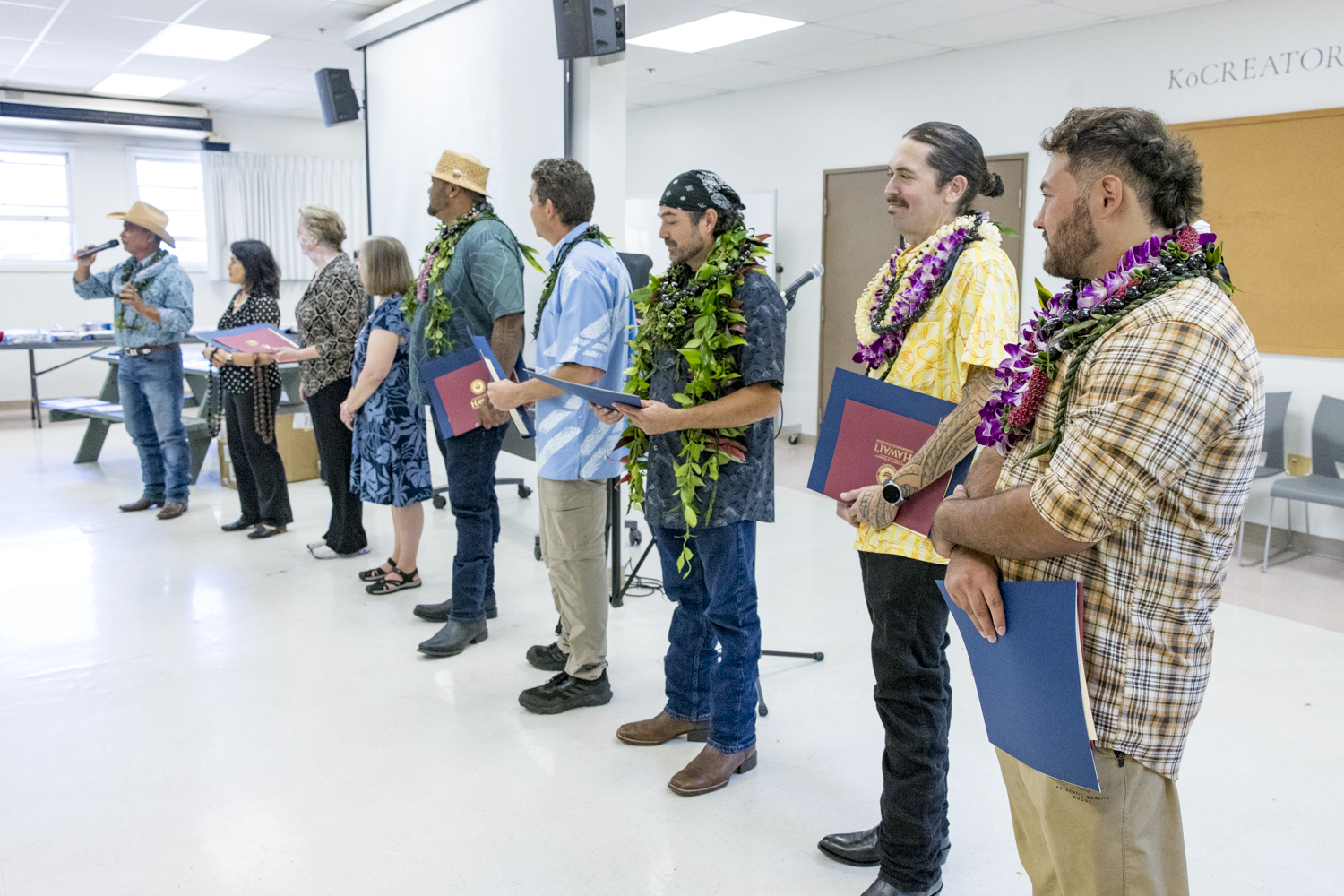 Six students participated in and graduated from the inaugural butchery course at Kō Education Center. (Photo Credit: Sarah Anderson)