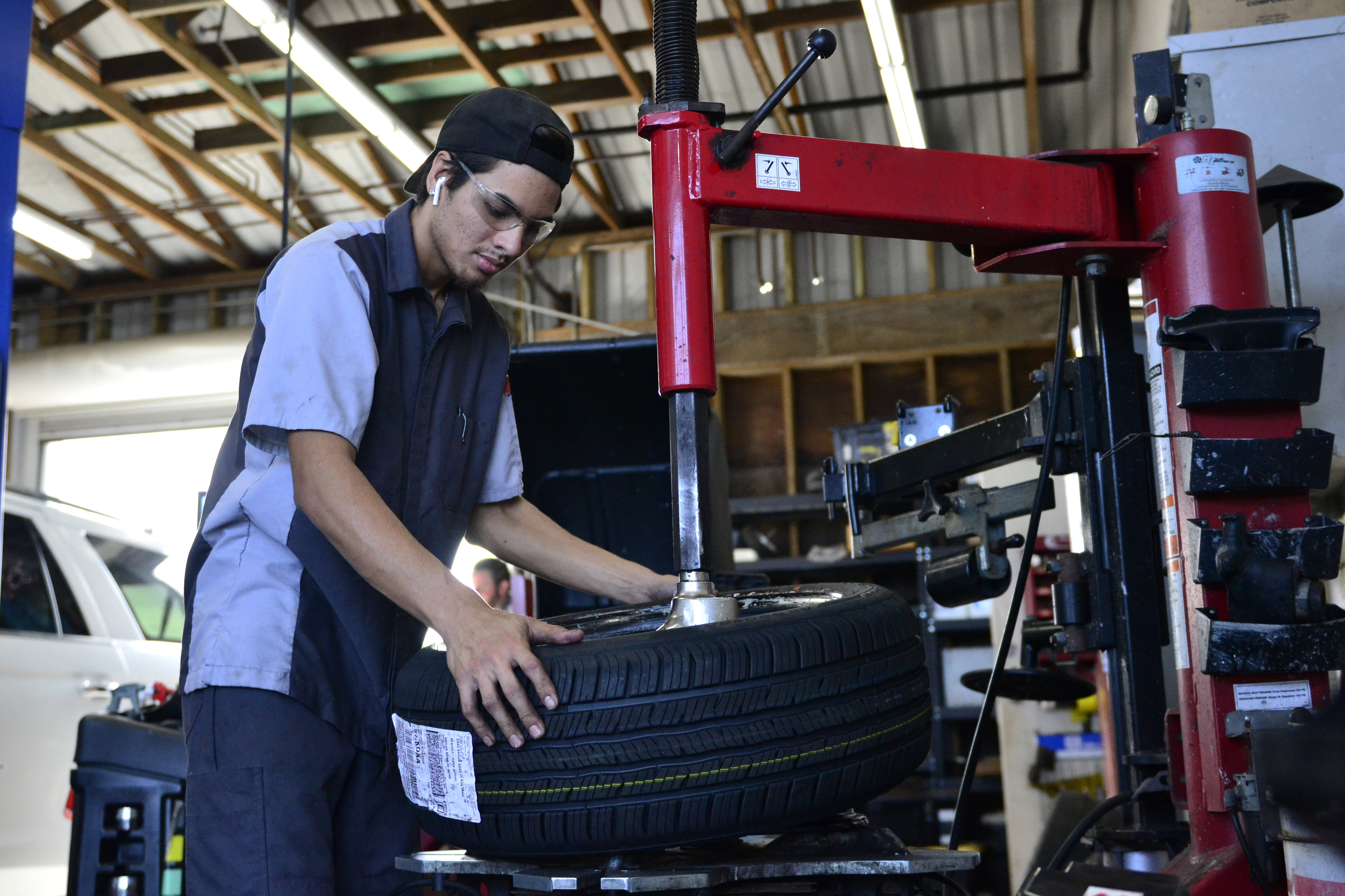 photo of student working 