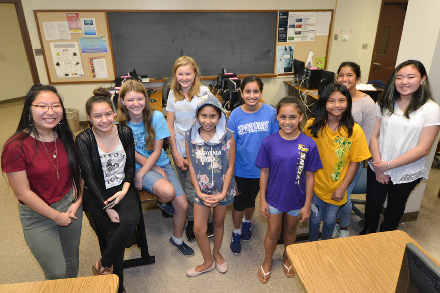 The girls who code.