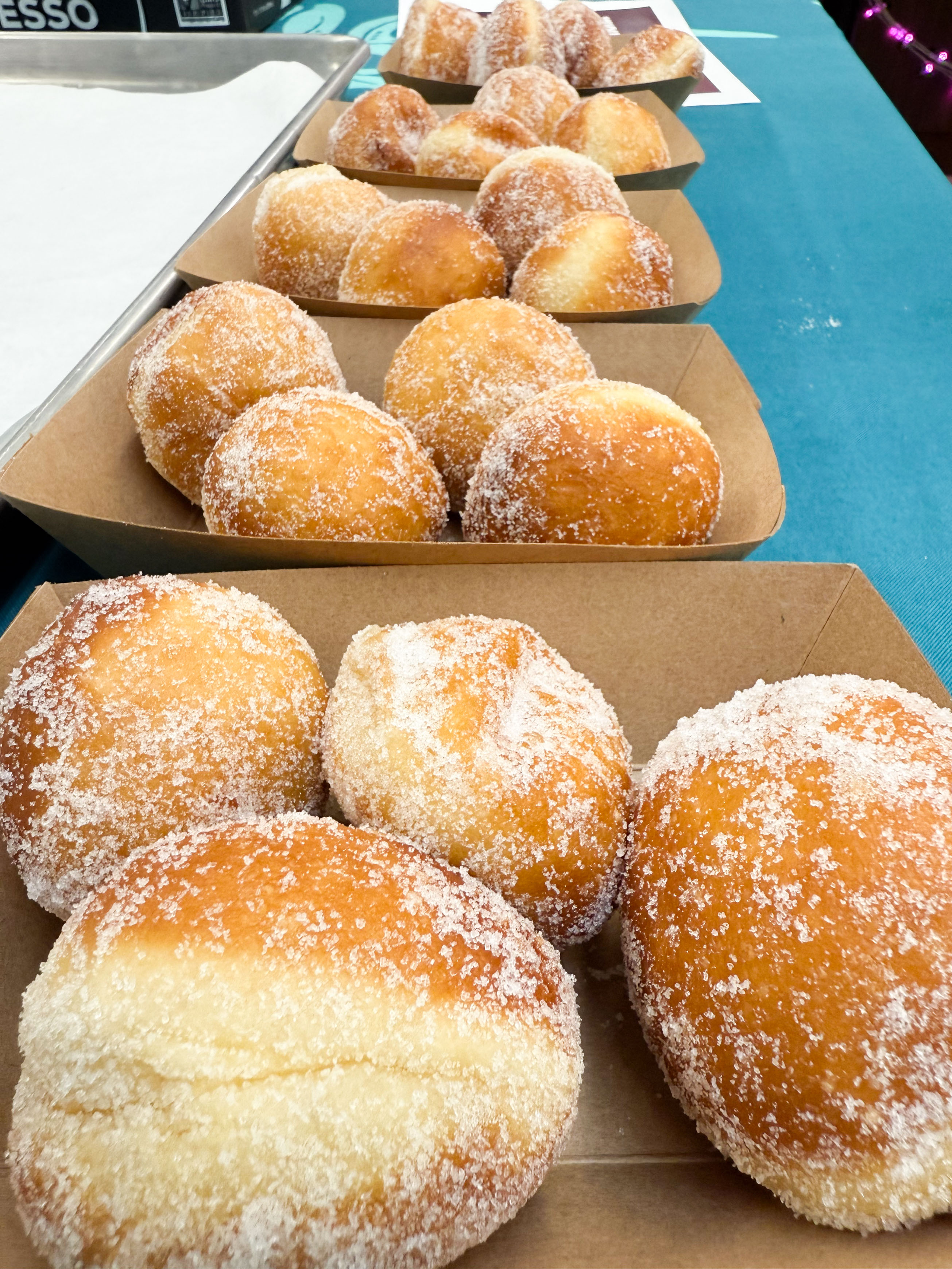 Fresh malasadas, made with Hawai‘i CC Culinary program’s famous bread rolls, were up for grabs at Hawai‘i CC Day!