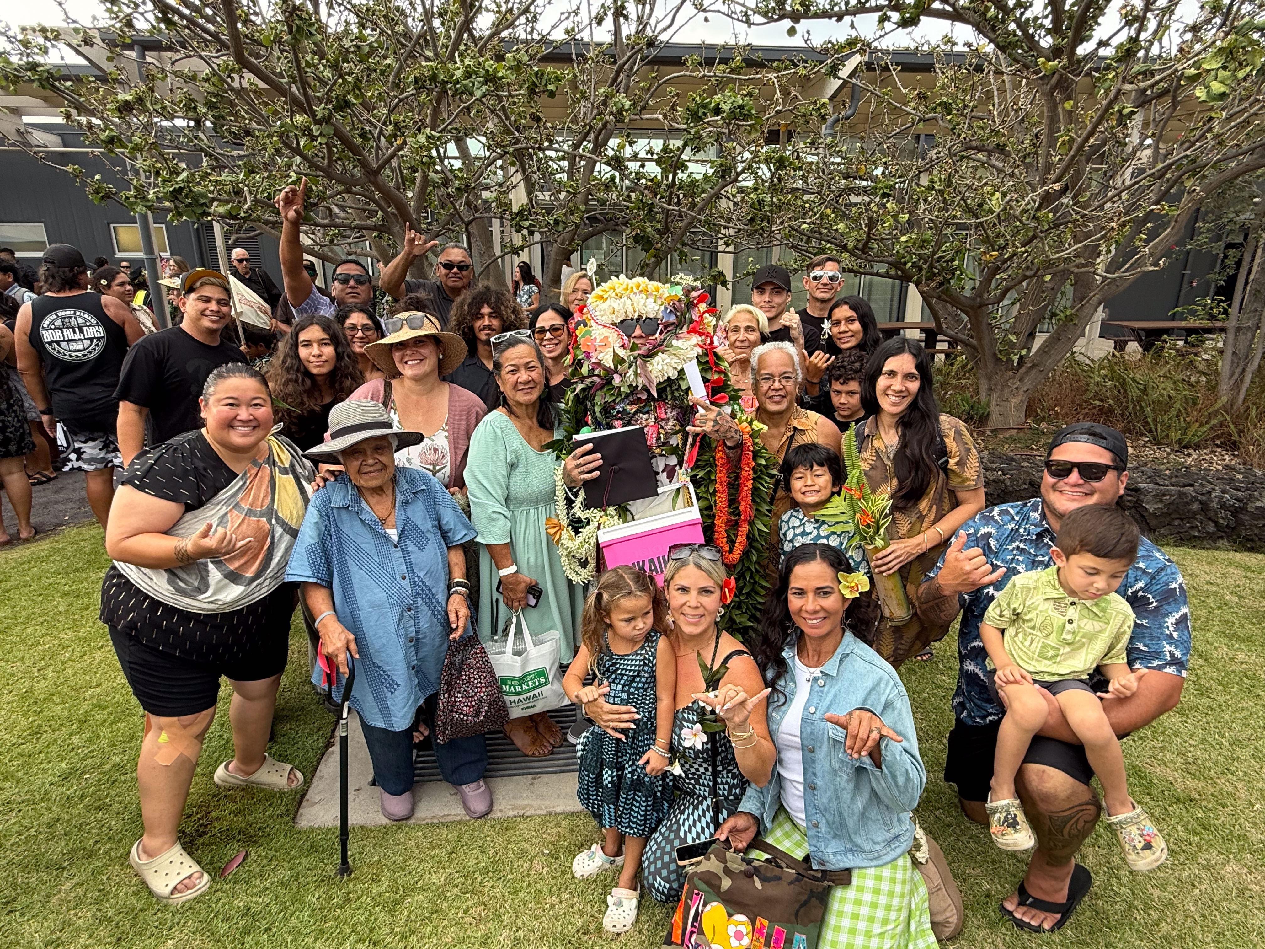 Camacho’s ‘ohana and friends came out in force to celebrate his accomplishments