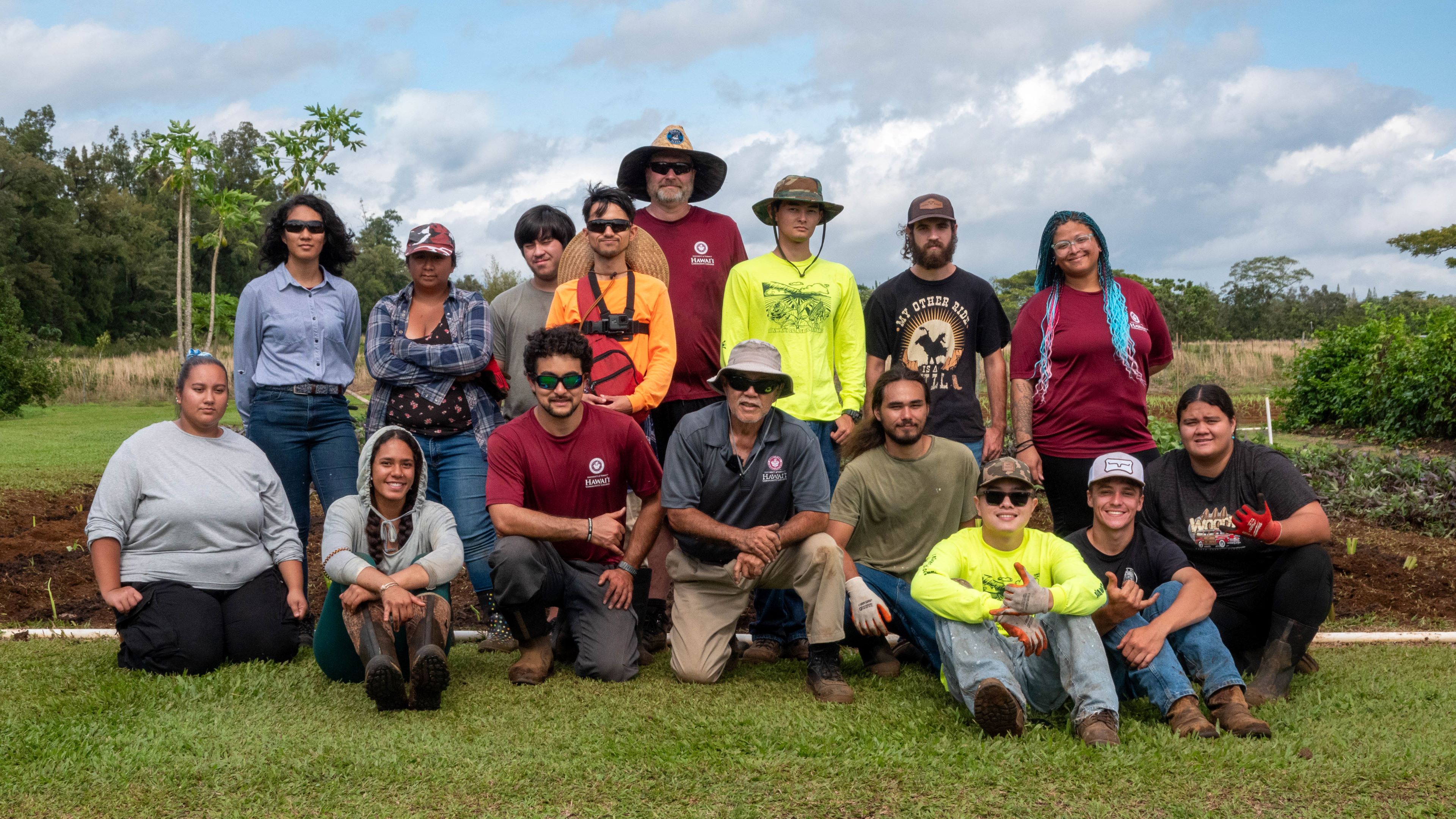 Hawai‘i CC Agriculture 250 Program Sustainable Crop Production Class.