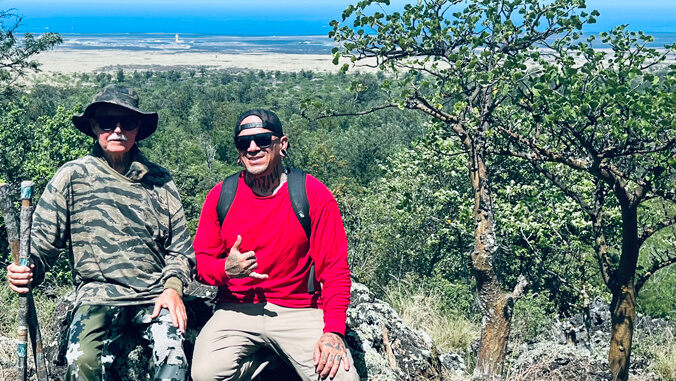Drew Camacho, right, and Richard Stevens