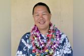 Portrait with leis