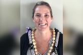Portrait with leis